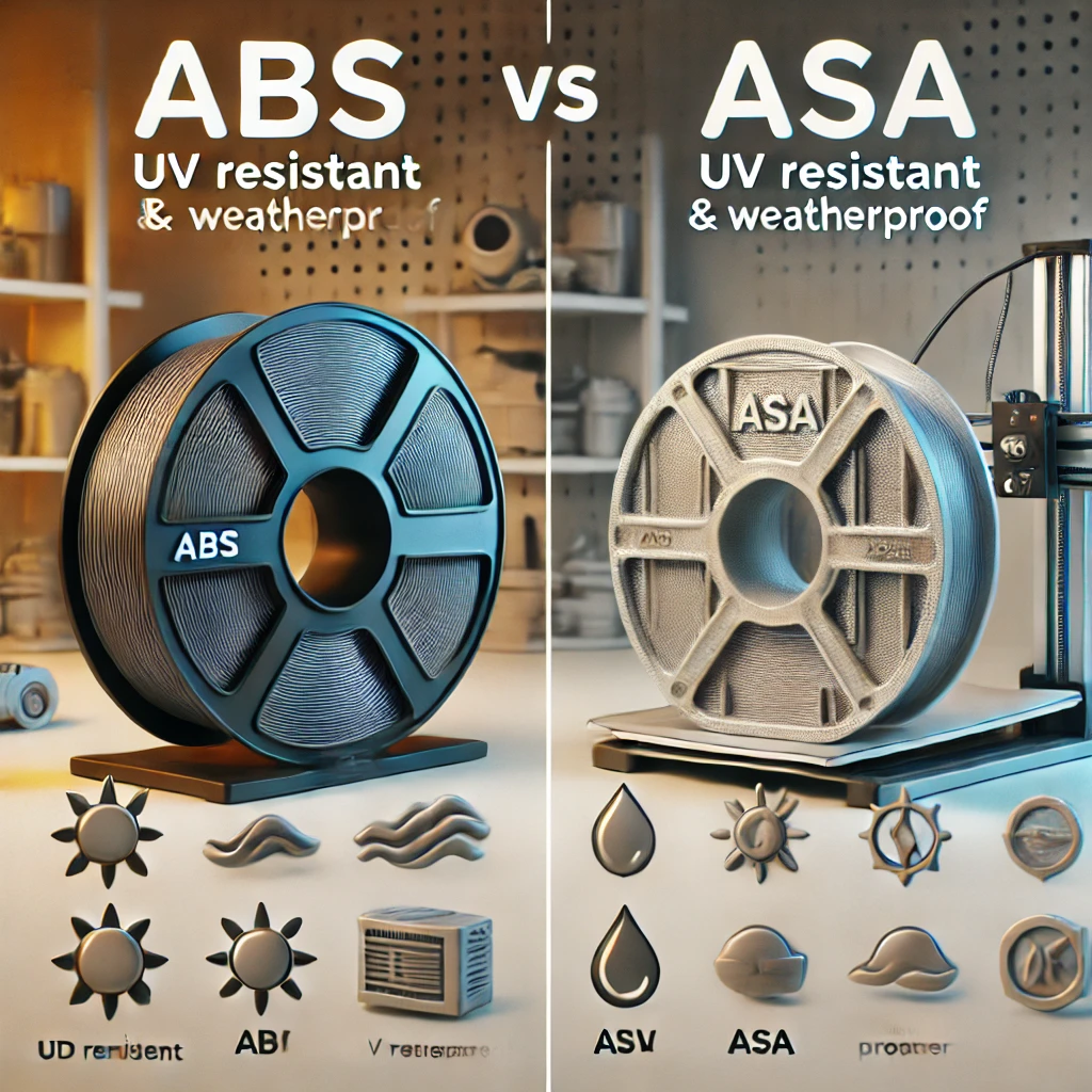 ABS vs ASA filament comparsion